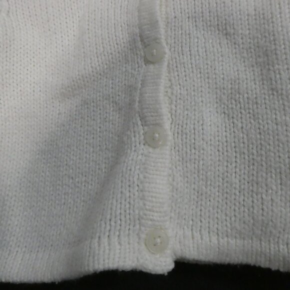 Y2K - OLD NAVY - 3-6 months | Button-Up Knit Cardigan | Faux Fur Collar - Picture 7 of 13